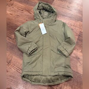 Cat & Jack Green Hooded Puffer Coat